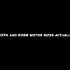 What 6374 and 6368 motor sizes actually mean