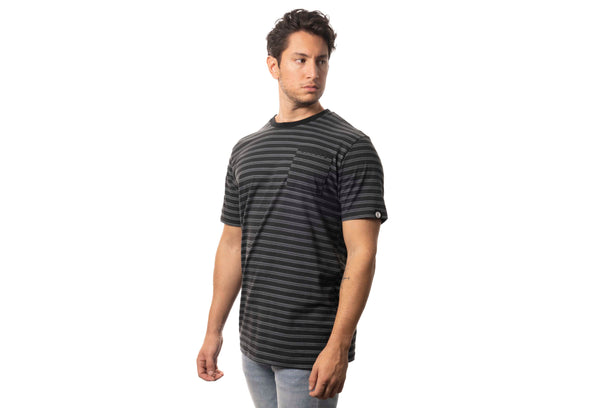 Blaze Striped Crew Tee - Evolve Skateboards USA