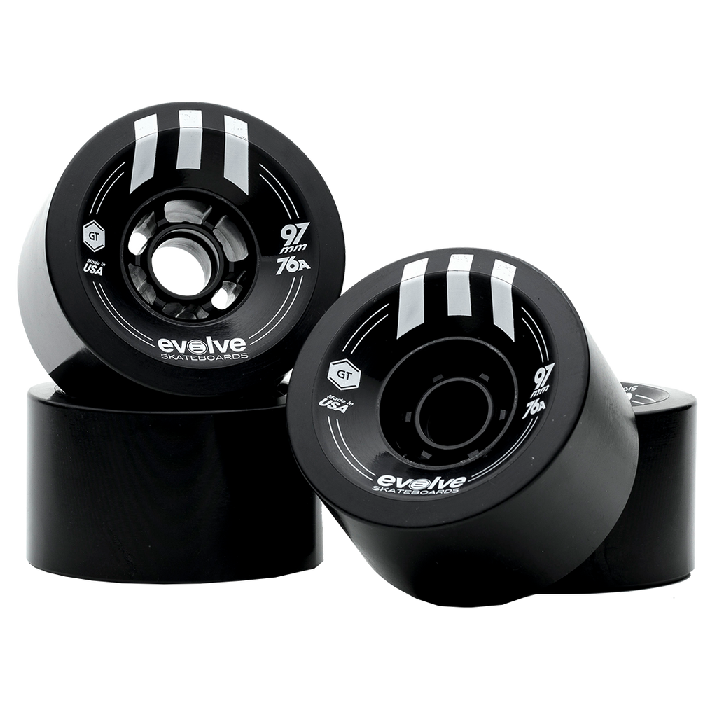 Evolve GTR Street Wheels (97mm, 76a) - Multiple Colors - Evolve Skateboards USA